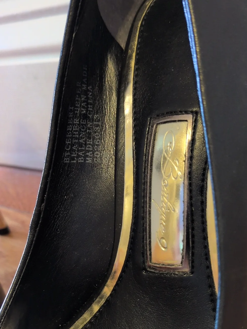 Boutique 9 Chryso Black Embellished Peep Toe Shoes Size 8M